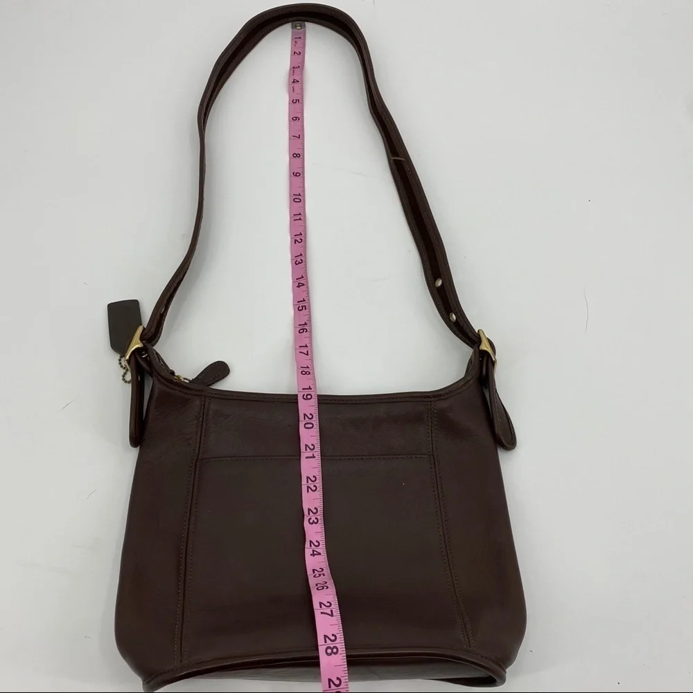 Vintage made in USA brown leather Coach crossbody - Picture 14 of 15